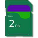 download Sd Card clipart image with 270 hue color