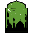 download Ramadan Kareem clipart image with 225 hue color