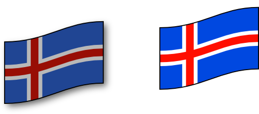 Interactive Iceland Flag