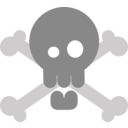 download Skull clipart image with 90 hue color