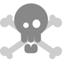 download Skull clipart image with 135 hue color