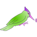 download Woodpecker clipart image with 270 hue color