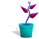 download Plant Growing clipart image with 180 hue color