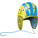download 1940s Leather Football Helmet clipart image with 180 hue color