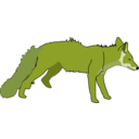 download Fox clipart image with 45 hue color