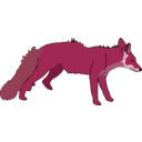 download Fox clipart image with 315 hue color