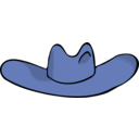 download Cowboy Hat clipart image with 180 hue color