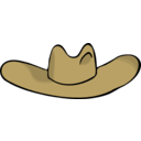 download Cowboy Hat clipart image with 0 hue color