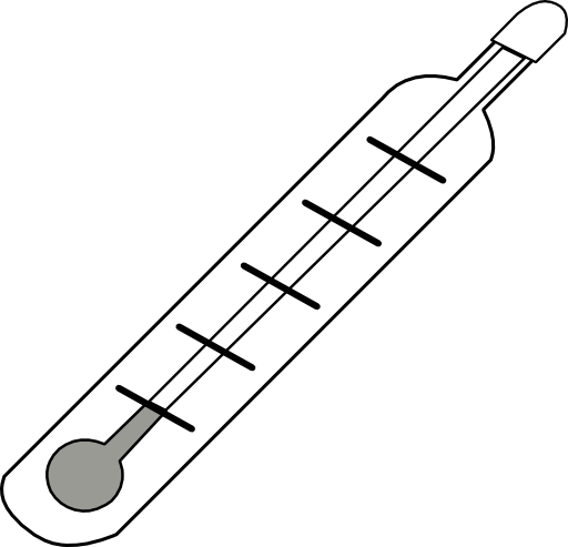 Thermometer Cold Outline