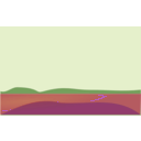 download Landscape clipart image with 270 hue color
