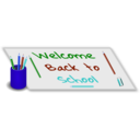 download Welcome Back To School clipart image with 180 hue color