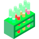 download Test Tubes clipart image with 315 hue color