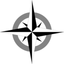 download Compass Rose clipart image with 225 hue color