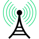 download Radio Wireless Tower Cor clipart image with 270 hue color