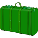 download Suitcase clipart image with 90 hue color