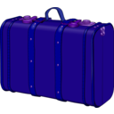 download Suitcase clipart image with 225 hue color