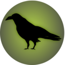 download Raven Icon clipart image with 225 hue color