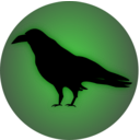 download Raven Icon clipart image with 270 hue color