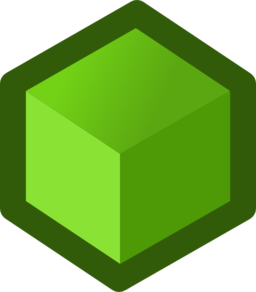 Icon Cube Green