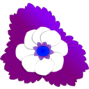 download Strawberry Flower clipart image with 180 hue color