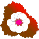download Strawberry Flower clipart image with 270 hue color