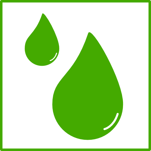 Eco Green Drop Of Water Icon