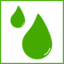 Eco Green Drop Of Water Icon