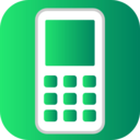 download Phone Icon clipart image with 45 hue color