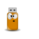download Usb clipart image with 180 hue color