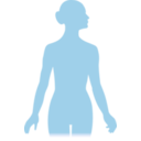 download Silhouette Of A Woman clipart image with 225 hue color