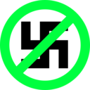 download Anti Nazi Symbol clipart image with 135 hue color