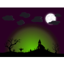 download Halloween Night clipart image with 45 hue color