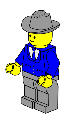 Lego Town Businessman
