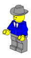 Lego Town Businessman