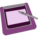 download Tablet clipart image with 90 hue color