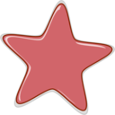 download Star clipart image with 135 hue color