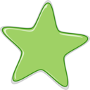 download Star clipart image with 225 hue color