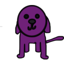 download Little Dog clipart image with 270 hue color