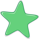 download Star clipart image with 270 hue color