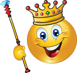 King Smiley Emoticon