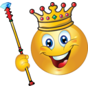 King Smiley Emoticon