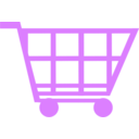 download Blue Shopping Trolley clipart image with 45 hue color