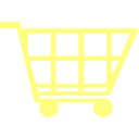 download Blue Shopping Trolley clipart image with 180 hue color