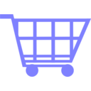 Blue Shopping Trolley