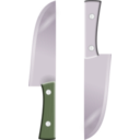 download Two Knifes clipart image with 90 hue color