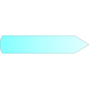 download Arrow Right Cyan clipart image with 0 hue color