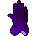 download Glove clipart image with 270 hue color
