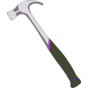 download Hammer 4 clipart image with 225 hue color