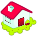 download Home clipart image with 315 hue color