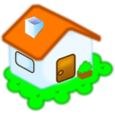 download Home clipart image with 0 hue color